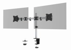 Durable 509523 support d'écran plat pour bureau 68,6 cm [27"] Mur Argent 