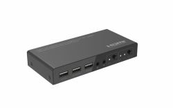 Microconnect MC-HDMIKVM0201-4K KVM switch Black 