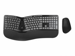 Conceptronic ERGO Wireless Ergonomic Keyboard & Mouse Kit, QWERTY EN [US] 