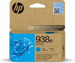 HP 938e EvoMore Cyan Original Ink Cartridge 
