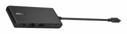 ASUS Dual 4K USB-C Dock DC201 Wired USB 3.2 Gen 2 [3.1 Gen 2] Type-C Black 