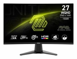 MSI MAG 27CQ6F computer monitor 68.6 cm [27"] 2560 x 1440 pixels Quad HD LCD Black 