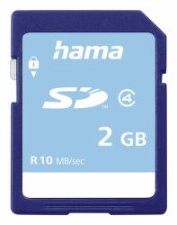 Hama SD Memory Card 2GB Class 4 10MB/s 