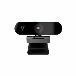V7 UHD Webcam - 90 ips - Noir - USB 3.0 - Vidéo 3 840 x 2 160 - Mise au point automatique - Atta...