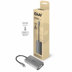 CLUB3D CAC-1510 cavo e adattatore video USB C DVI-D Dual link Grigio 