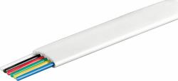 Deltaco MD-15 telephone cable 100 m White 