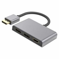 cablenet 24-0313 video splitter DisplayPort 1x HDMI + 2x DisplayPort 