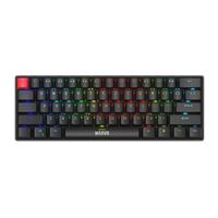 marvo Scorpion KG933G Saber 61 Wired Mechanical RGB 60% UK Layout Gaming Keyboard [Black]