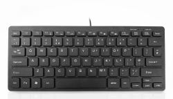 accuratus 395 V2 Tastatur Universal USB QWERTY UK Englisch Schwarz 