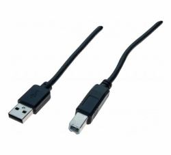 EXC 532450 USB cable USB 2.0 3 m USB A USB B Black 