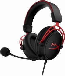 HyperX Cloud Alpha - Gaming Headset [Black-Red] (Hyperx Cloud Alpha - Gaming - Headset [Black-Red] Wired - Head-Band Black, Red - Warranty: 12M)