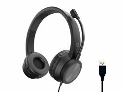 Conceptronic POLONA05B Stereo USB Headset, Noise Cancelling Microphone 