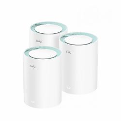 Cudy M1300 3-PACK mesh wi-fi system Dual-band [2.4 GHz / 5 GHz] Wi-Fi 5 [802.11ac] White 2 Internal 
