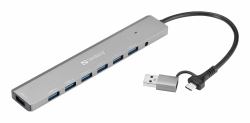 Sandberg USB-C/A to 7 x USB 3.0 Hub 