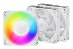 ARCTIC Freezer P12 Pro A-RGB [White] - 3 Pack 120 mm A-RGB PWM-Lüfter mit Kabelsplitter 