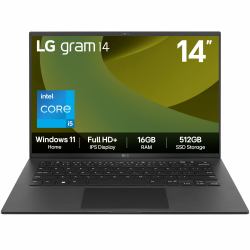 LG Gram 14Z90RU-G.AA55A1 laptop Intel® Core™ i5 i5-1334U 35.6 cm [14"] Full HD+ 16 GB LPDDR5-S...