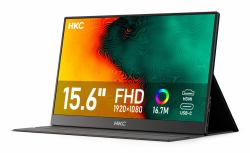 HKC V16 portable TV/monitor Portable monitor Black 39.6 cm [15.6"] 1920 x 1080 pixels 