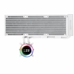 Lian Li GA II Hydroshift II LCD-C 360N Processor All-in-one liquid cooler White (Lian Li HydroShift II LCD-C 360 FANLESS All In One CPU Cooler 360mm - White)