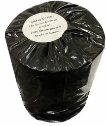 Comp Zebra White Shipping Paper Labels Roll 1100 pcs [ZA4x2.5-1100]