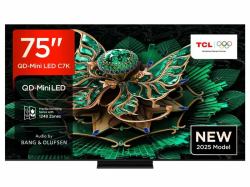 TCL 75C7K-UK Fernseher 190,5 cm [75"] 4K Ultra HD Smart-TV WLAN Schwarz 3000 cd/m² 