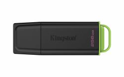 Kingston Technology DataTraveler 256GB Portable USB 3.2 Gen 1 Exodia Black/Green (256GB USB 3.2 GEN 1 EXODIA BLACK/GRE)