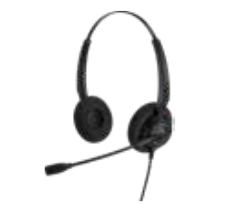 Alcatel-Lucent Enterprise AH 12 GA Headset Wired Head-band Office/Call center Black (AH 12 GA HEADSET BINAURAL RJ9)