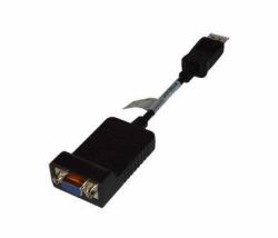 HP 632484-001 Videokabel-Adapter DisplayPort VGA Schwarz 