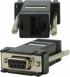 Perle DBA0020C RJ-45 DB-9 Black 
