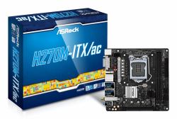 Asrock 90 Mxb3l0 A0uayz Asrock H270m Itx Ac Intel H270 Lga 1151 Socket H4 Mini Itx