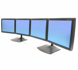 Ergotron 33 325 200 Ds Series Ds100 Quad Monitor Desk Product Image
