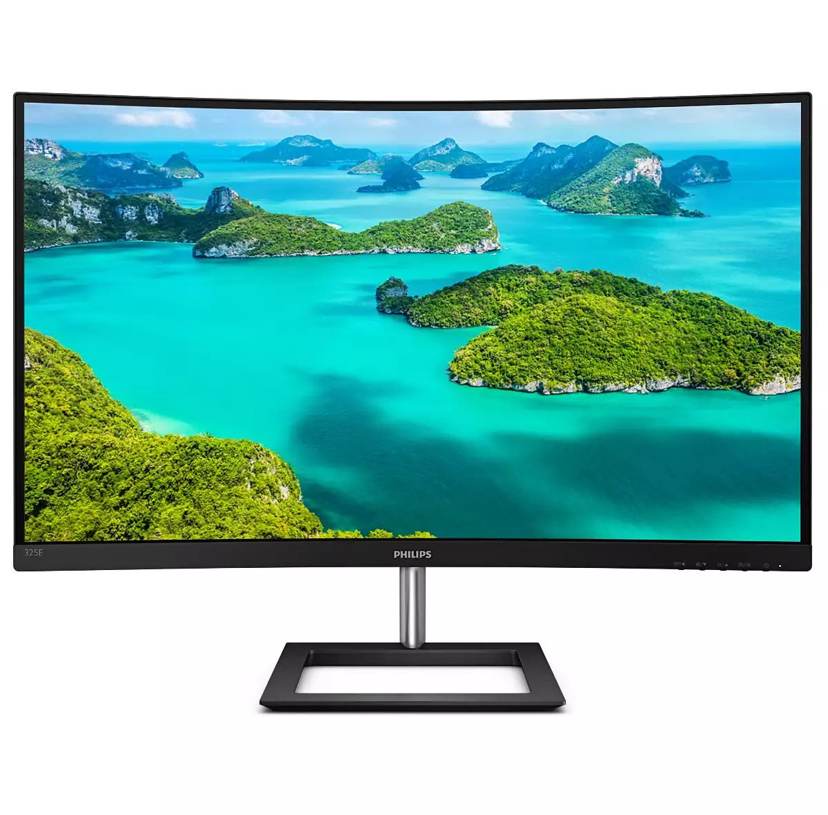 Philips E Line 325E1C/00 computer monitor 80 cm [31.5] 2560 x 1440 pixels Quad HD LCD Black (Philips E-line 325E1C - LED monitor - curved - 32 [31.5 viewable] - 2560 x 1440 QHD @ 75 Hz - VA - 250 cd/m² - 3000:1 - 4 ms - HDMI, VGA, DisplayPort - textured black)