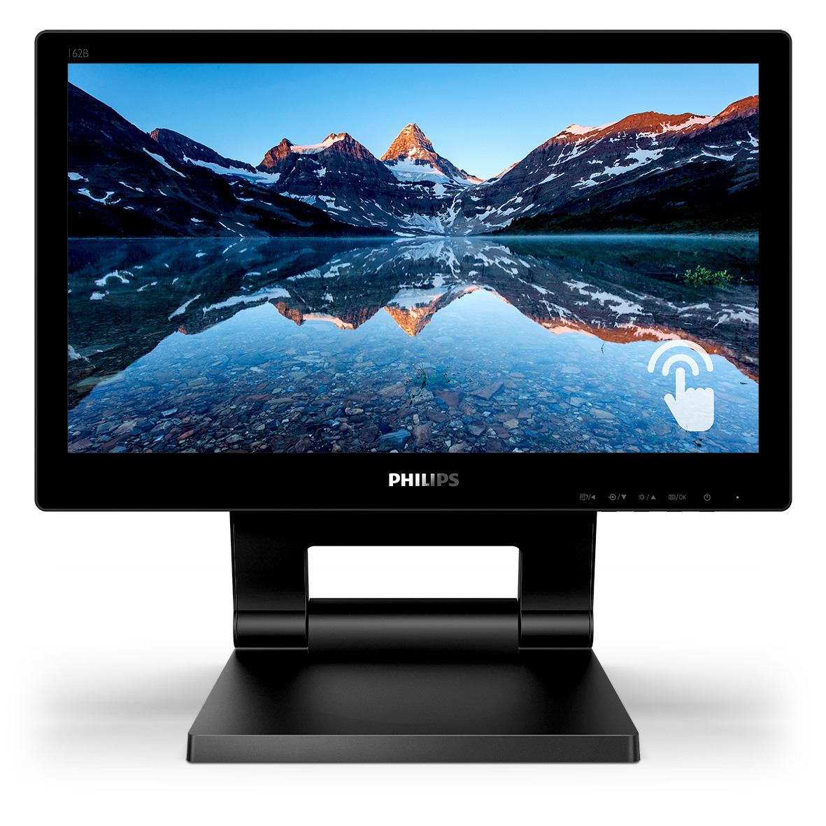 Philips 162B9T/00 computer monitor 39.6 cm [15.6] 1366 x 768 pixels HD LCD Touchscreen Black (16 162B9T/00&nbsp;Monitor - 16 Black LCD MonitorHD Speakers Height Adjustable VGA DisplayPort USB USB-C and HDMI)