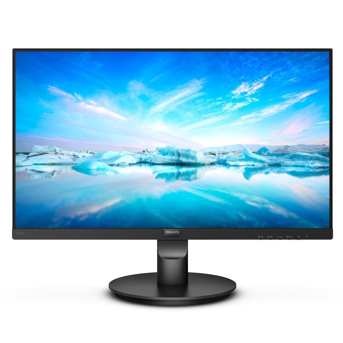 Philips V Line 221V8/00 computer monitor 54.6 cm [21.5] 1920 x 1080 pixels Full HD LED Black (221V8 21.5IN IPS LED 1920X1080 - 16:9 4MS HDMI)