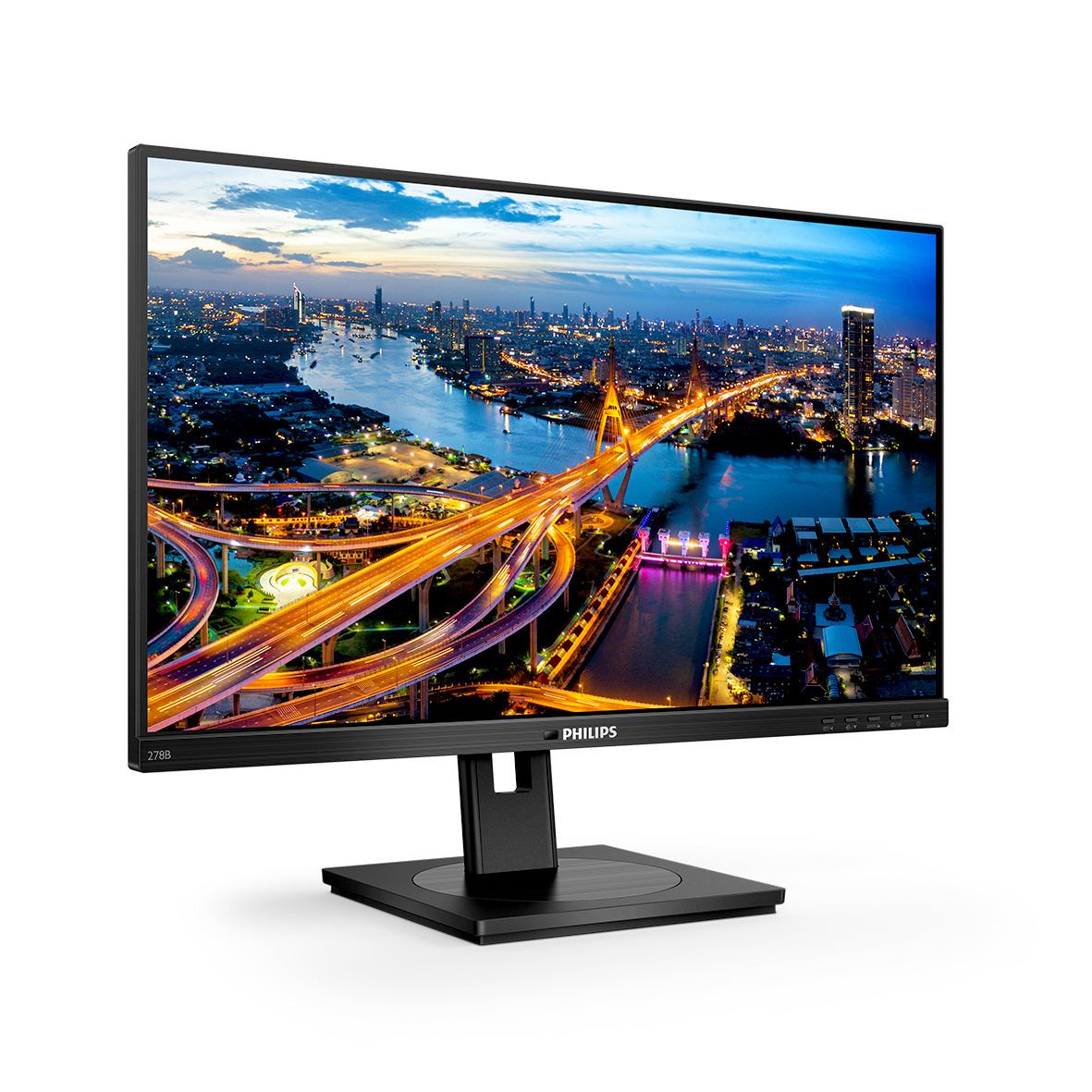 Philips B Line 278B1/00 computer monitor 68.6 cm [27] 3840 x 2160 pixels 4K Ultra HD LED Black (Philips B Line 278B1 - LED monitor - 27 - 3840 x 2160 4K @ 60 Hz - IPS - 350 cd/m² - 1000:1 - 4 ms - 2xHDMI, DisplayPort - speakers - black texture)