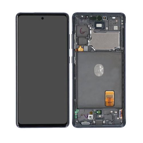 Genuine Samsung S20 FE 5G / G781 | Replacement AMOLED Touch Screen Assembly With Chassis | Cloud Navy | Service Pack | GH82-24214A