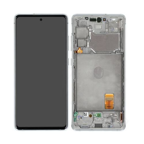 Genuine Samsung S20 FE 5G / G781 | Replacement AMOLED Touch Screen Assembly With Chassis | Cloud White | Service Pack | GH82-24214B