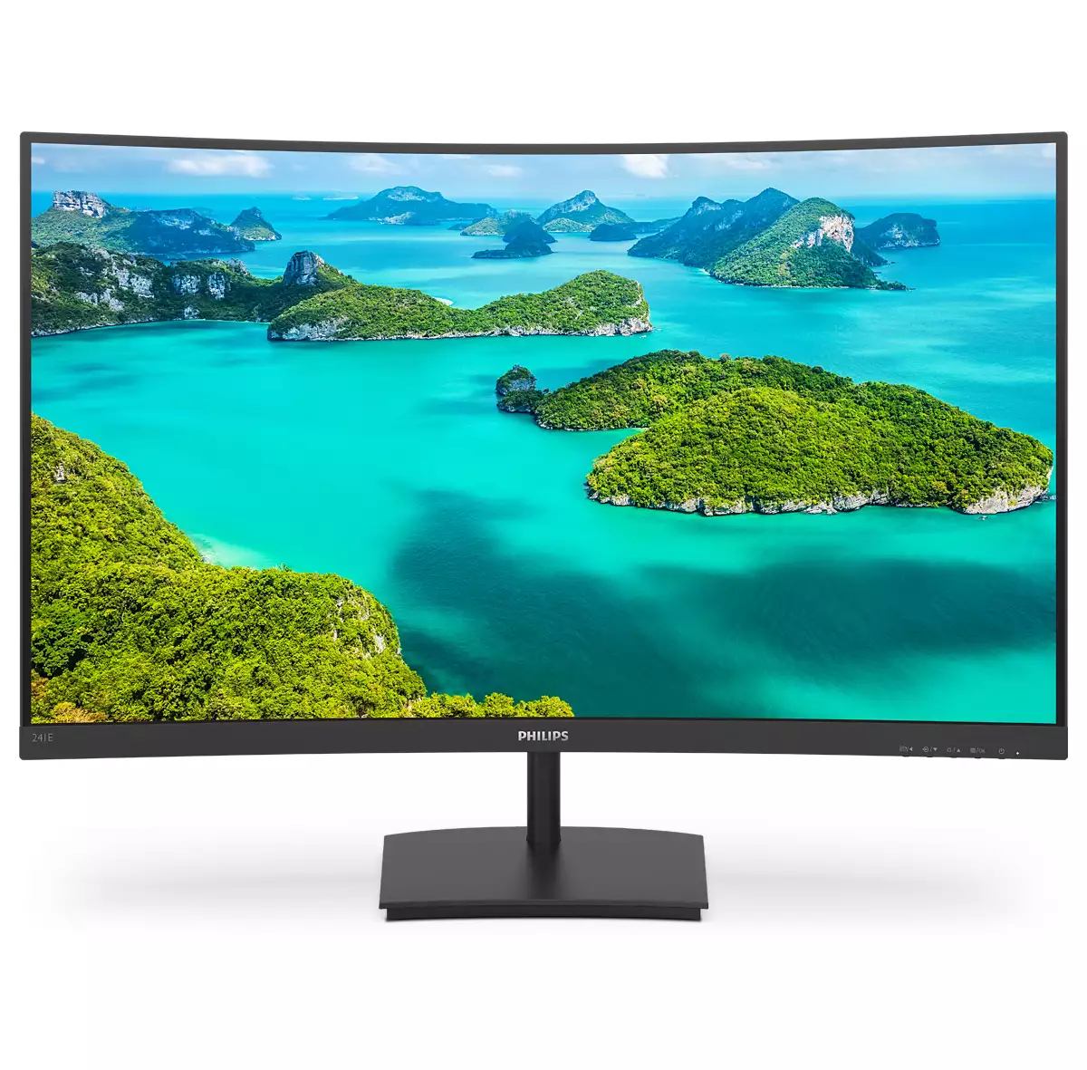 Philips E Line 241E1SC/00 computer monitor 59.9 cm [23.6] 1920 x 1080 pixels Full HD LED Black (Philips E-line 241E1SC - WLED 24 AMD)