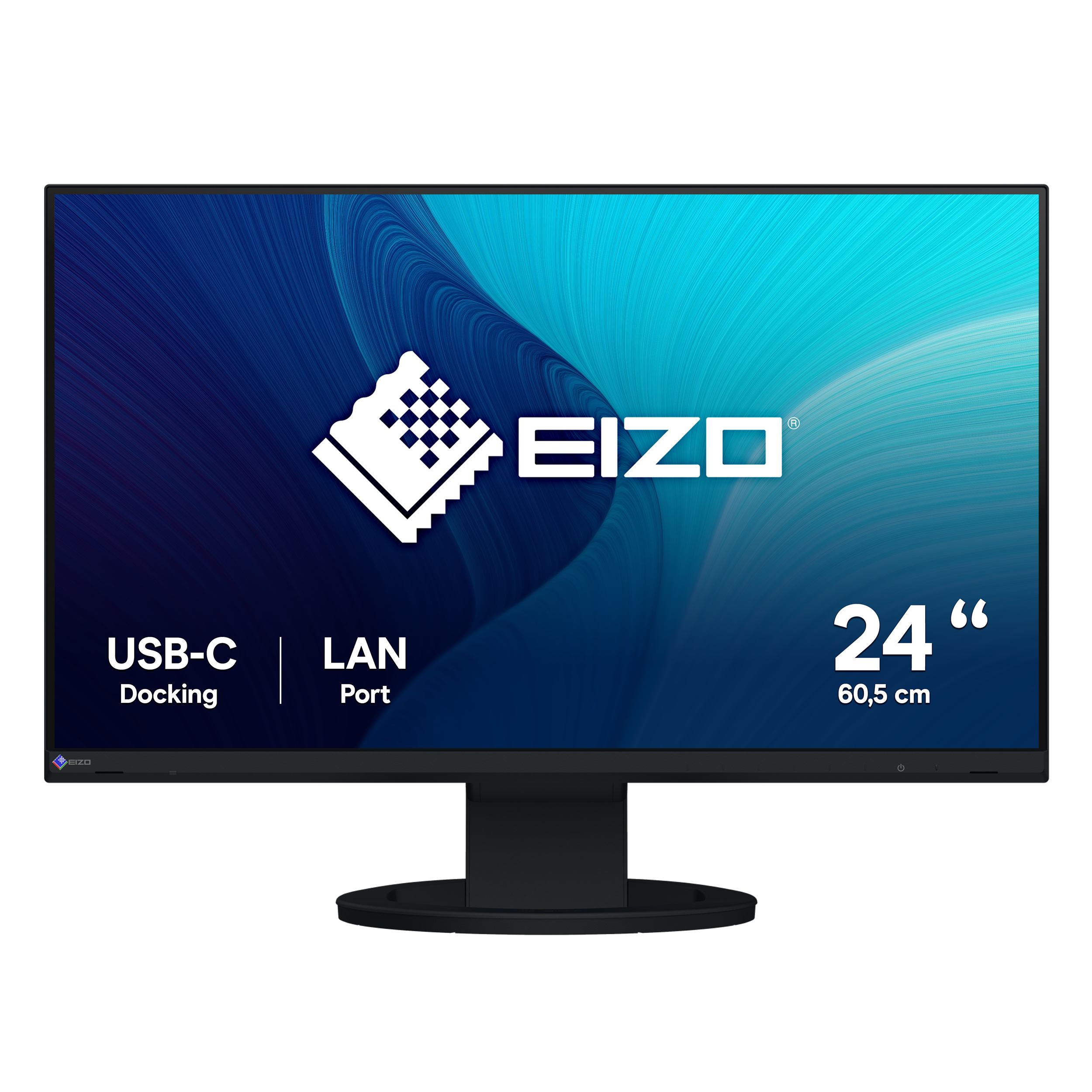 EIZO FlexScan EV2490-BK computer monitor 60.5 cm [23.8] 1920 x 1080 pixels Full HD LCD Black (EIZO FlexScan EV2490-BK - LED-Skærm 23)