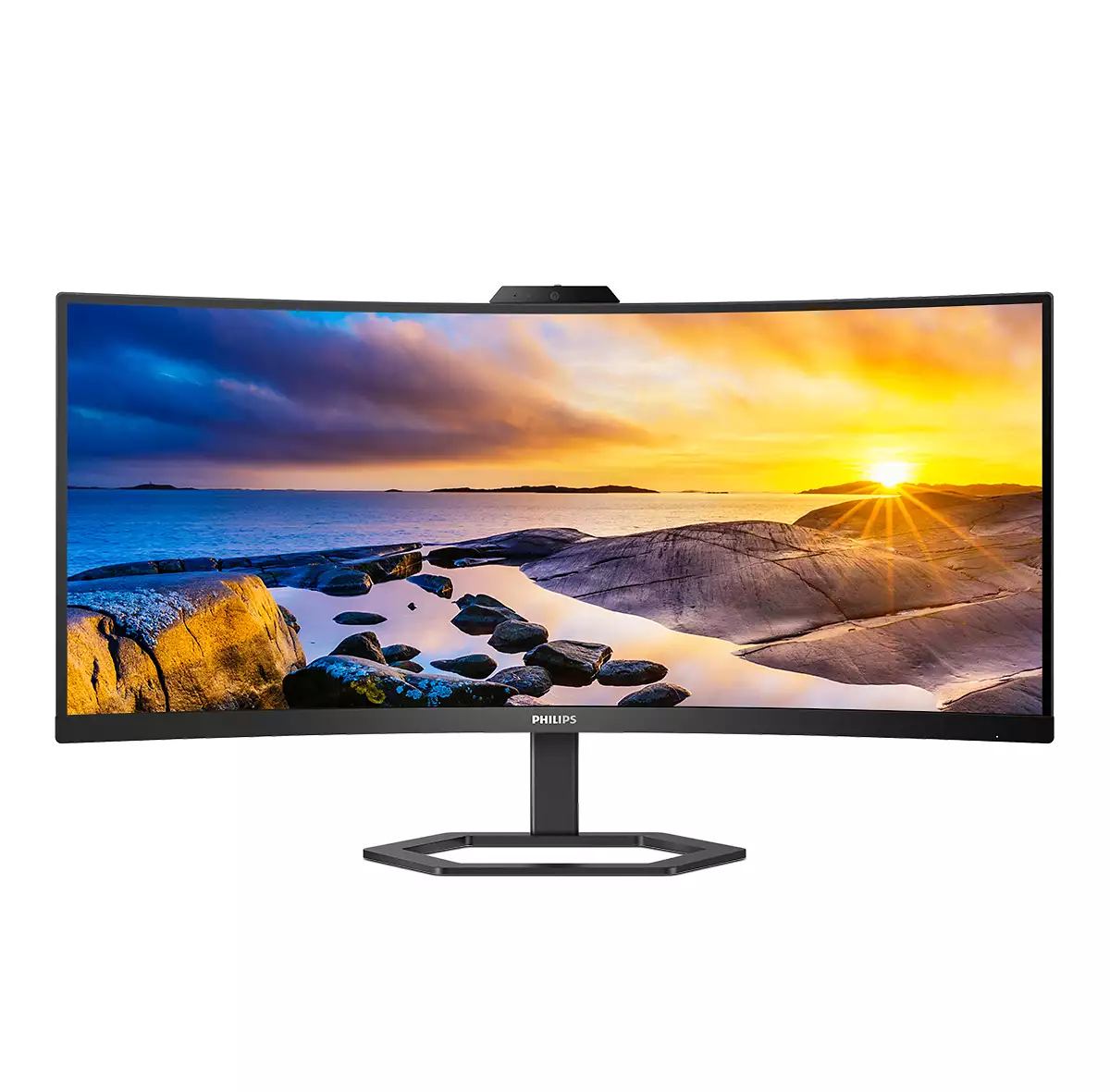 Philips 5000 series 34E1C5600HE/00 computer monitor 86.4 cm [34] 3440 x 1440 pixels 4K Ultra HD LED Black (34E1C5600HE 34IN CURVED UWQHD - 21/9 3440X1440 USB-C HDMI 3M:1 B)