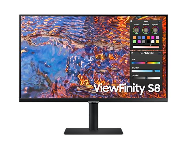 Samsung LS27B800PXP computer monitor 68.6 cm [27] 3840 x 2160 pixels 4K Ultra HD LED Black (SAMSUNG 27IN VIEWFINITY S80PB USBC)