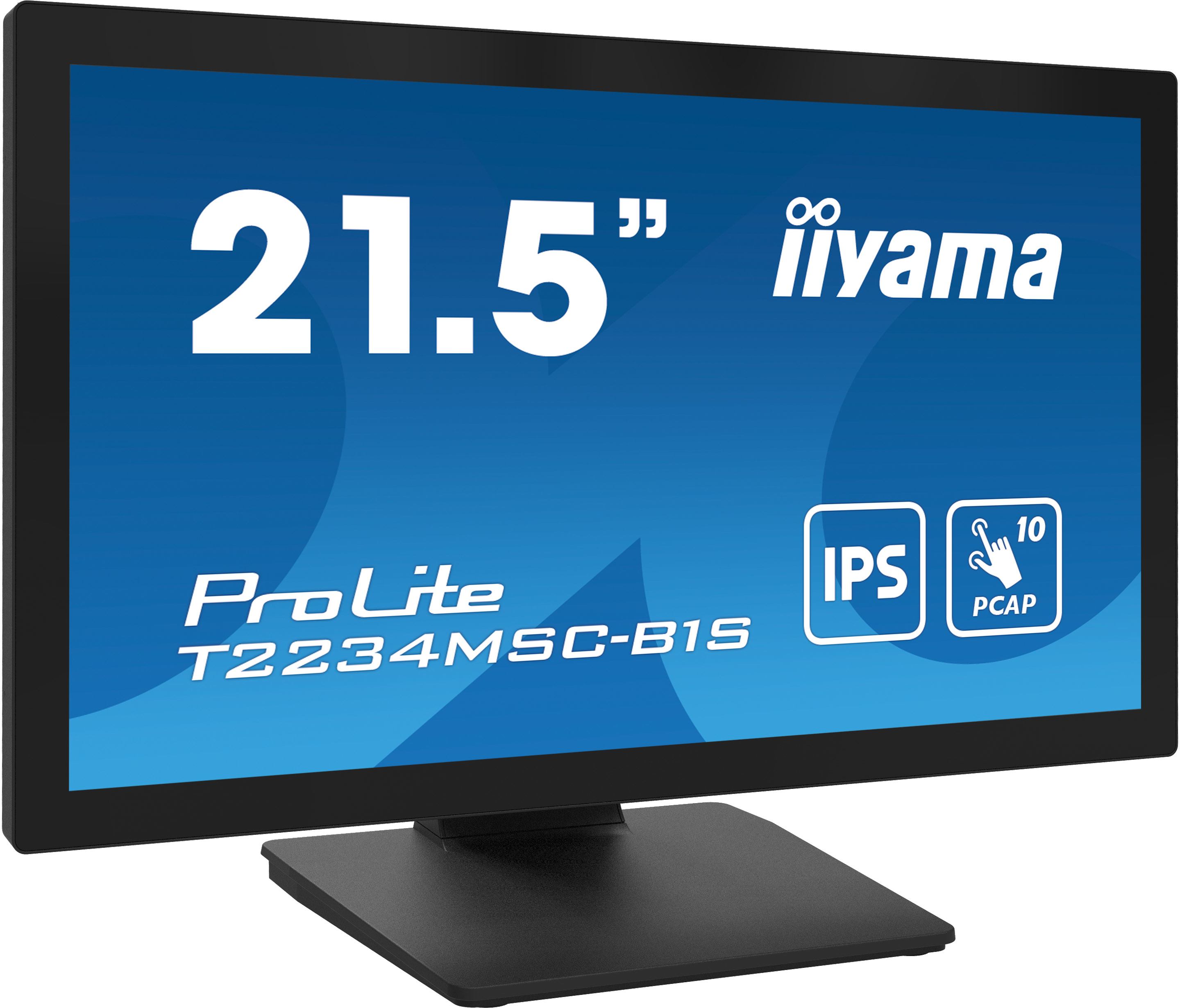 iiyama ProLite T2234MSC-B1S computer monitor 54.6 cm [21.5] 1920 x 1080 pixels Full HD Touchscreen Black (iiyama ProLite T2234MSC-B1S computer monitor 54.6 cm [21.5'])