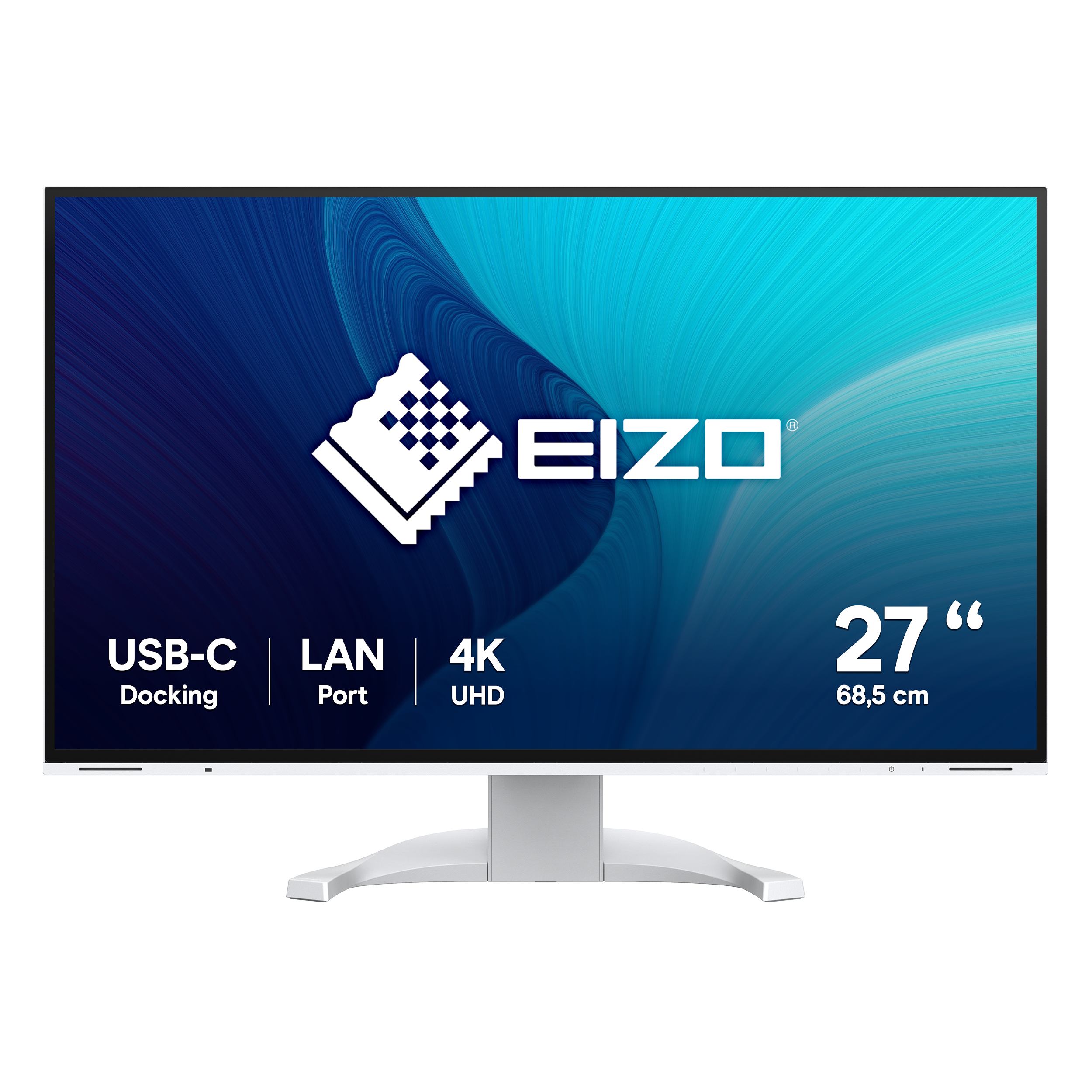 EIZO FlexScan EV2740X-WT computer monitor 68.6 cm [27] 3840 x 2160 pixels 4K Ultra HD LCD White (EIZO FlexScan EV2740X - LED-Skærm 27)