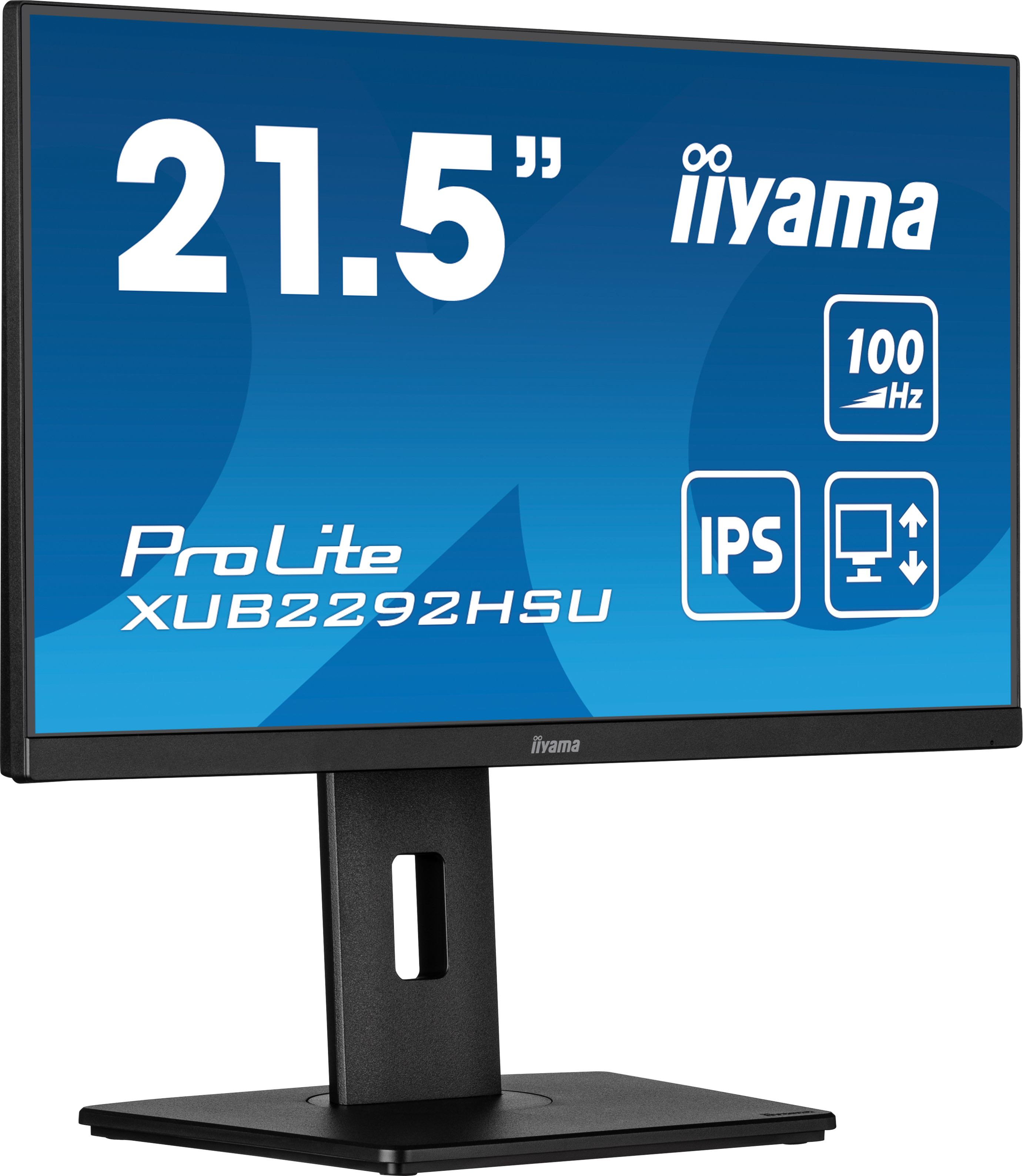 iiyama ProLite XUB2292HSU-B6 computer monitor 54.6 cm [21.5] 1920 x 1080 pixels Full HD LED Black (iiyama ProLite XUB2292HSU-B6 computer monitor 55.9 cm [22] 1920 x 1080 pixels F)