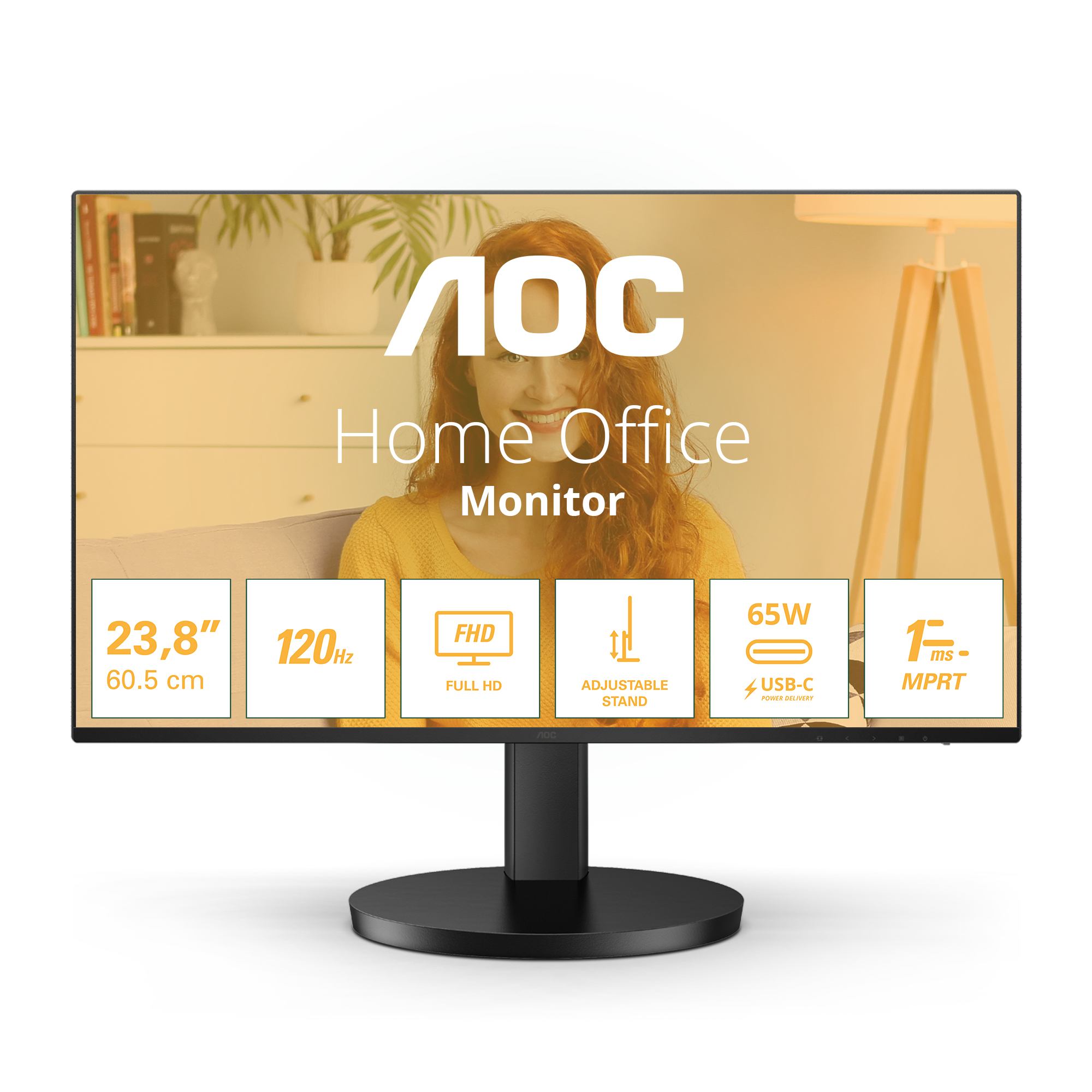 AOC B3 27B3CF2 computer monitor 68.6 cm [27] 1920 x 1080 pixels Full HD LED Black (27B3CF2 27IN IPS - 1920X1080 16:9 1 MS SCHWARZ)