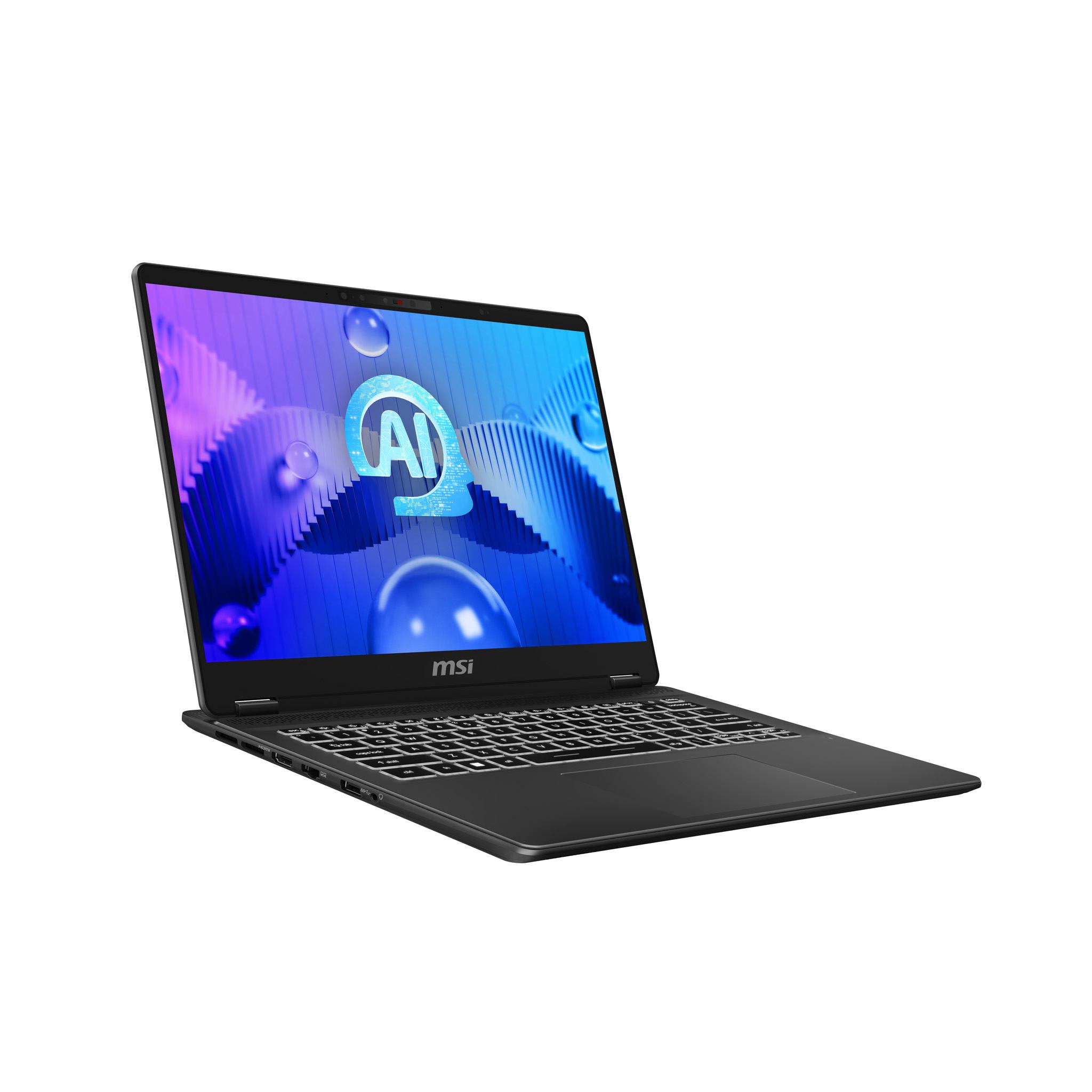 MSI Prestige 14 AI STUDIO C1UDXG-003UK Intel Core Ultra 7 155H Laptop 35.6 cm [14] Full HD+ 32 GB DDR5-SDRAM 1 TB SSD NVIDIA GeForce RTX 3050 Wi-Fi 7 [802.11be] Windows 11 Home Grey (MSI Prestige 14 AI STUDIO C1UDXG-003UK Intel Core Ultra 7 155H 32GB RAM 1TB SSD GeForce RTX 3050 14 Full HD+ Windows 11 Home Laptop)