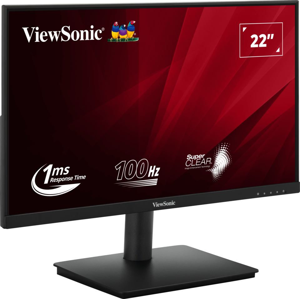 Viewsonic VA220-H computer monitor 55.9 cm [22] 1920 x 1080 pixels Full HD LED Black (Viewsonic VA220-H 22-Inch Full HD Monitor, 1080p, 1920 x 1080 resolution, 100Hz, HDMI, VGA, 1ms, LED, VA Panel, VESA)