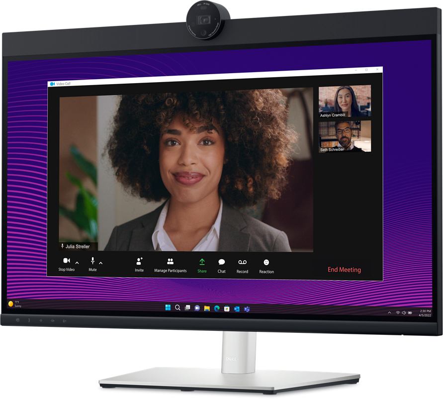 DELL P Series P2724DEB computer monitor 68.6 cm [27] 2560 x 1440 pixels Quad HD LCD Black, Silver (27 Video Conferencing Monitor - - P2724DEB 68.47cm [27.0] - Warranty: 12M)