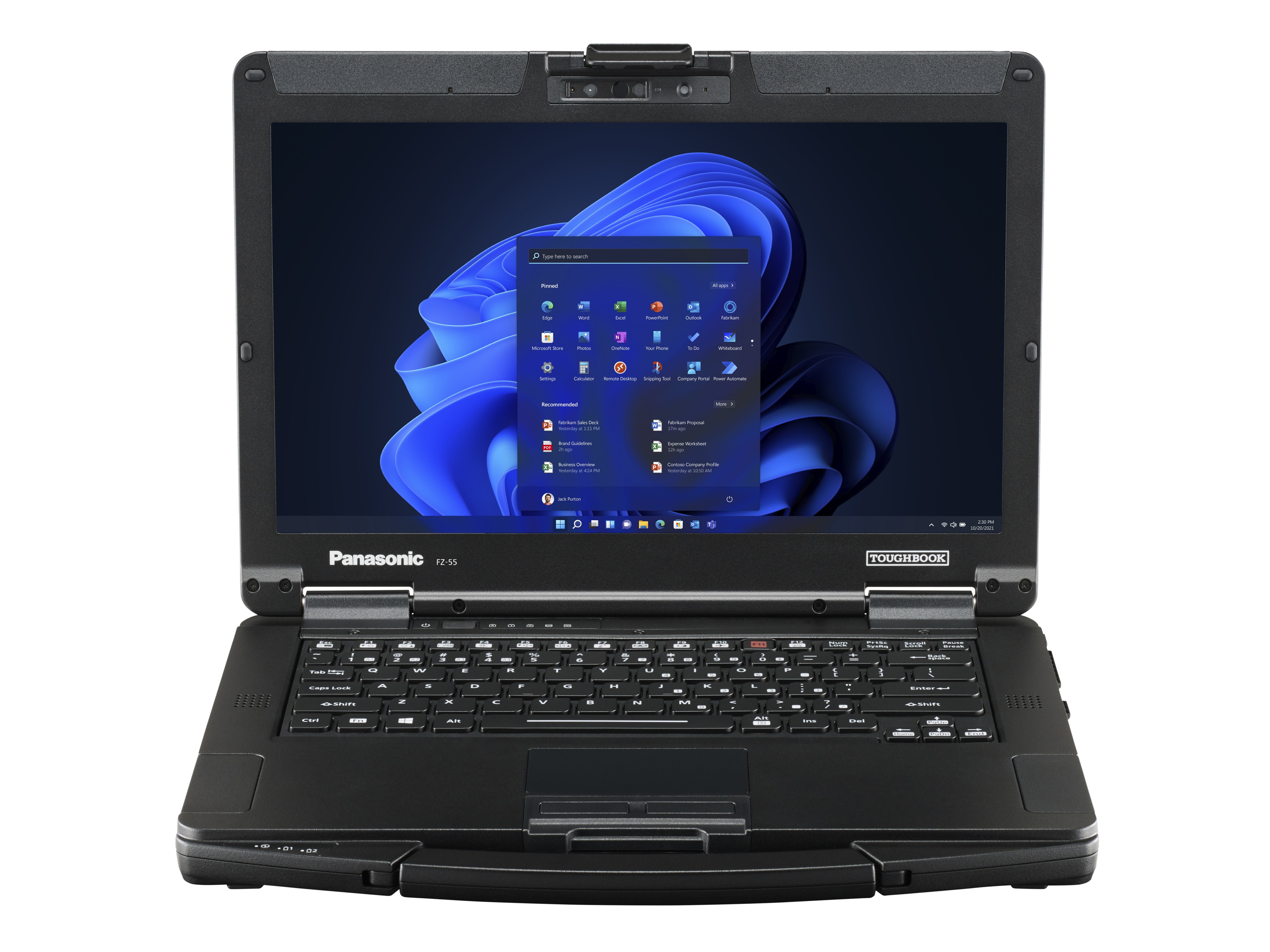Panasonic Toughbook 55 mk3 Intel® Core™ i5 i5-1345U Laptop 35.6 cm [14] HD 16 GB DDR4-SDRAM 512 GB SSD Wi-Fi 6E [802.11ax] Windows 11 Pro Black, Grey (TOUGHBOOK FZ-55 MK3 I5-1345U - 16GB 512 GB SSD 14IN W11P) - German version
