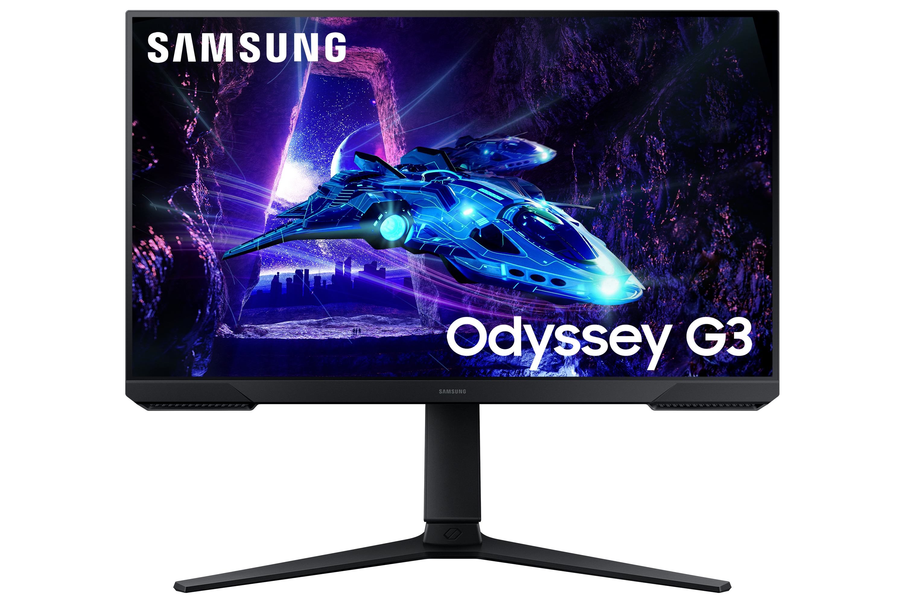 Samsung G30D computer monitor 61 cm [24] 1920 x 1080 pixels Full HD LCD Black (61cm/24 [1920x1080] Samsung Odyssey G3 S24DG300EU 16:9 FHD VA 1ms 180Hz HDR10 HDMI DP Pivot Black)