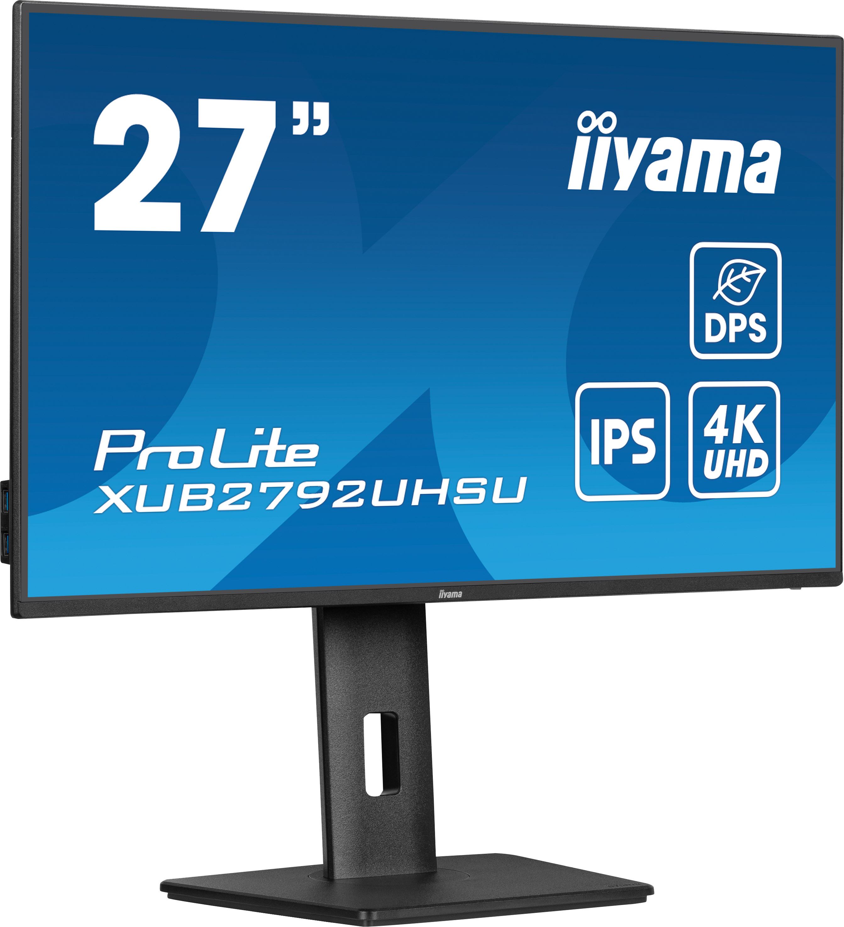 iiyama ProLite XUB2792UHSU-B6 computer monitor 68.6 cm [27] 3840 x 2160 pixels 4K Ultra HD LED Black (68,5cm/27 [3840x2160] iiyama ProLite XUB2792UHSU-B6 16:9 4K IPS 4ms 60Hz DP HDMI USB Speaker Pivot Black)